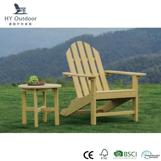 Adirondack Chair : 야외 여가를위한 고전적인 디자인.